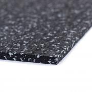 Sportovní gumová podlaha do fitness PROFI  CF 8 mm černo-šedá 15% vsyp